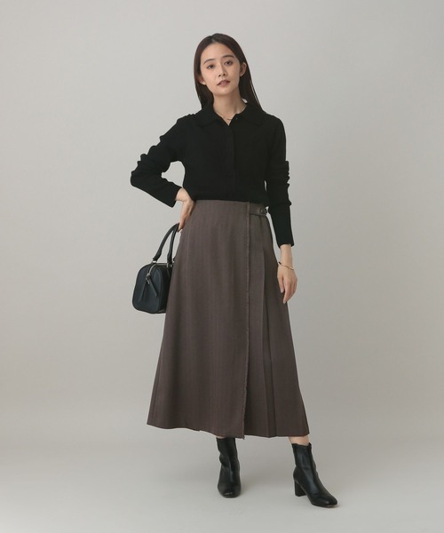 セール】MATINEE LINE/ウールライク/プリーツスカート/601506