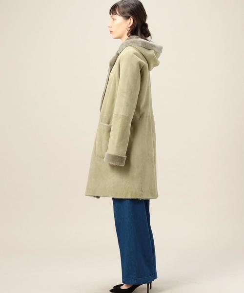 unknown ムートンコート UNKNOWN.（アンノウン）の「＜UNKNOWN