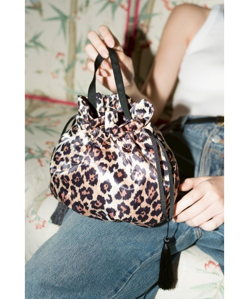 KNOT-Ti 巾着バッグ（Leopard）（ショルダーバッグ）｜KEITA MARUYAMA