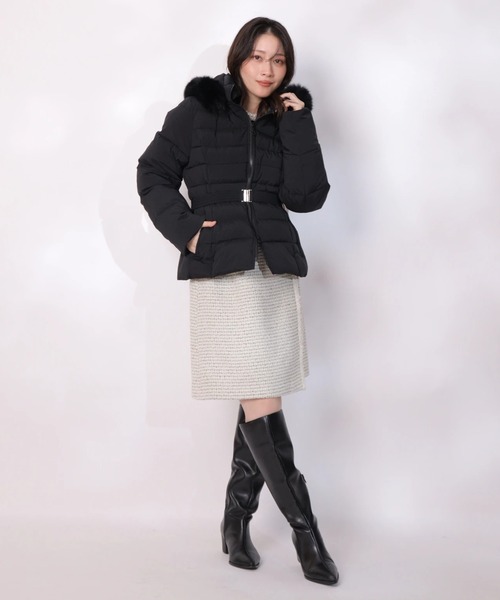 ウエストマークミディパフィーコート（ダウンジャケット/コート