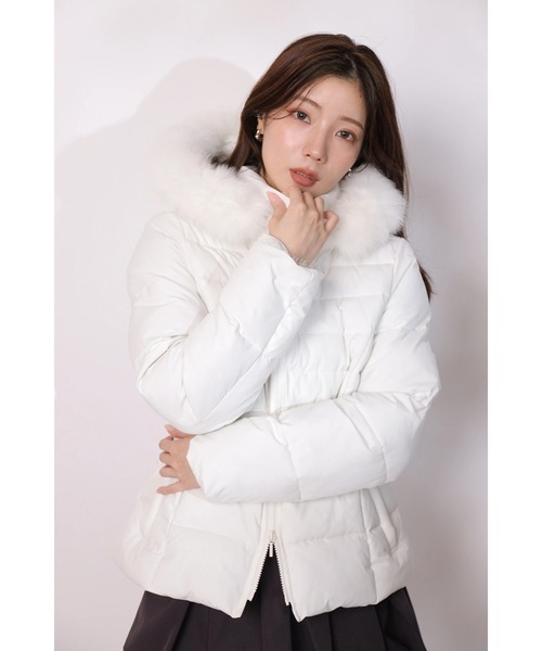 ウエストマークミディパフィーコート（ダウンジャケット/コート