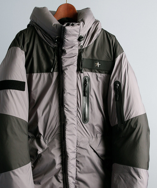 セール】SCHOTT ショット/ And A×SCHOTT 別注2TONE DOWN JACKET