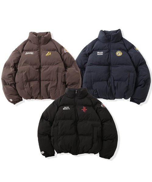 セール】NBA Team logo Puffer Jacket アウター 冬服 ユニセックス