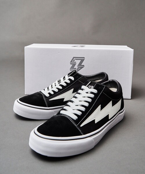 リベンジストーム REVENGE×STORM スニーカー 黒 白 27㎝ リベンジ