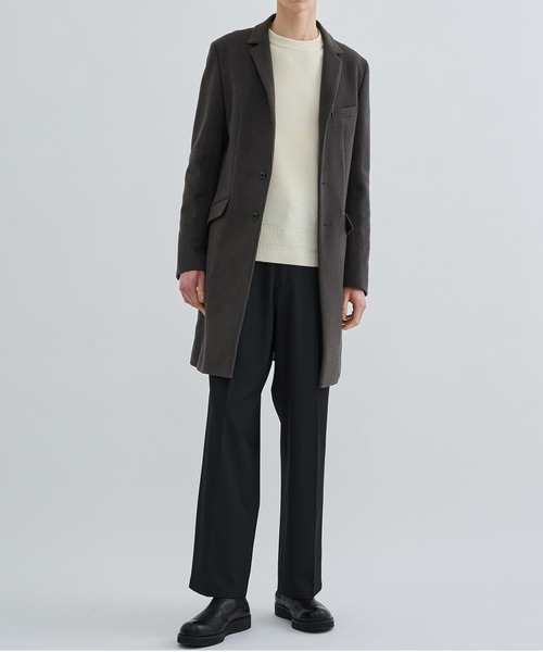 STUDIOUS別注 カシミア混チェスターコート/EX.CHESTER COAT