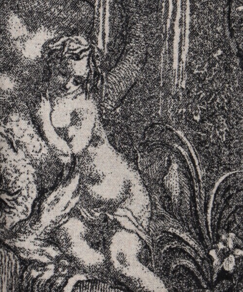 caban（キャバン）の「フランネルジャカード ラップスカート（スカート