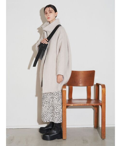 ELENDEEK（エレンディーク）の「モヘヤスタンドカラーコート（その他