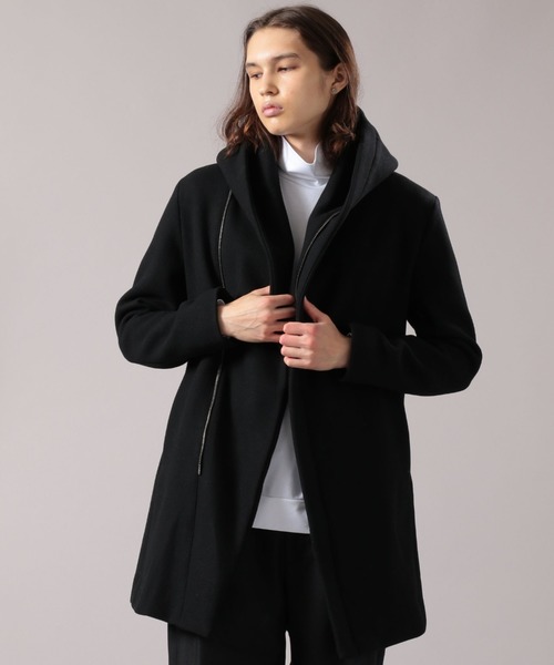 さ*ん様 junhashimoto ラップフードコート 黒 サイズ4（L