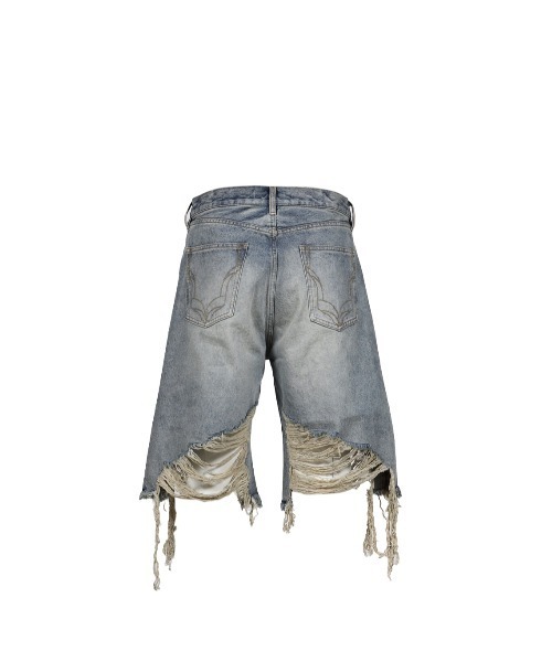 JN RIPPED DENIM SHORTS（デニムパンツ）｜JUN/NAKAYAMA（ジュン