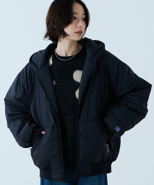 RUSSELL ATHLETIC/ラッセル アスレチック】ナイロンパファージップ