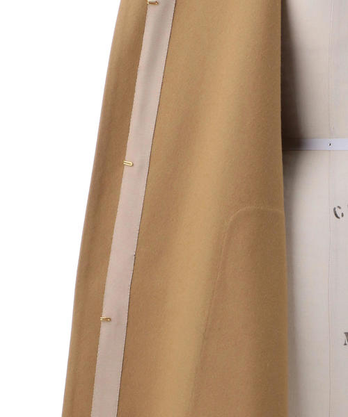 Drawer（ドゥロワー）の「Drawer ウールメルトンリバーノーカラー