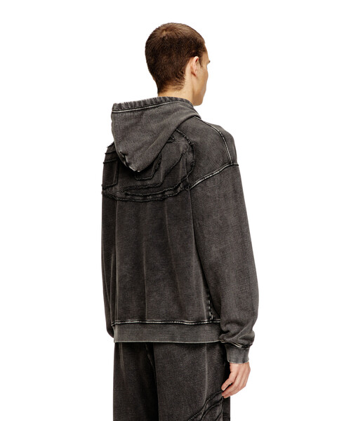 メンズ プルオーバーパーカー S-BOXT-HOOD-DEN（パーカー）｜DIESEL