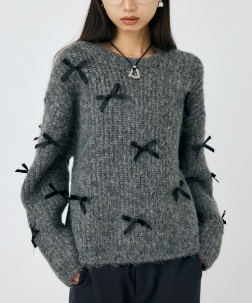 セール】【WEB限定】RIBBON FANCY ニットトップス（ニット/セーター