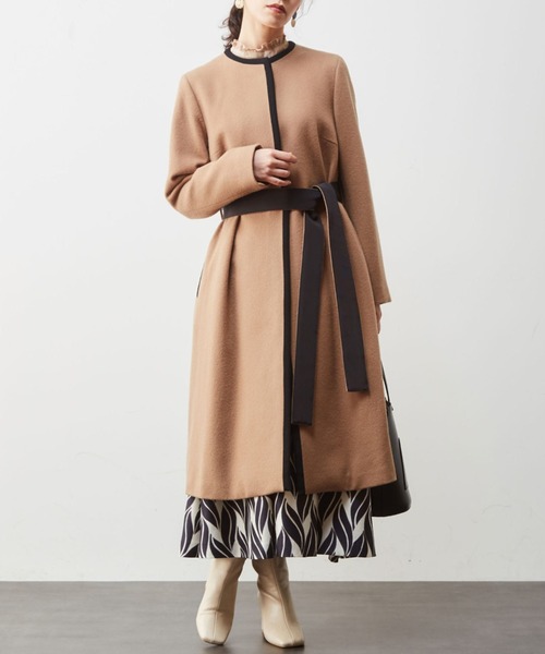 Tiara（ティアラ）の「バイカラーコート（その他アウター）」 - WEAR