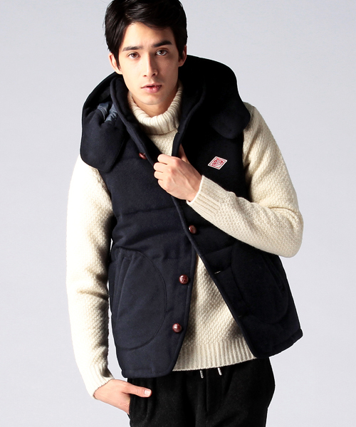 BEAMS（ビームス）の「◎DANTON×BEAMS / 別注 ダウンベスト フーディー