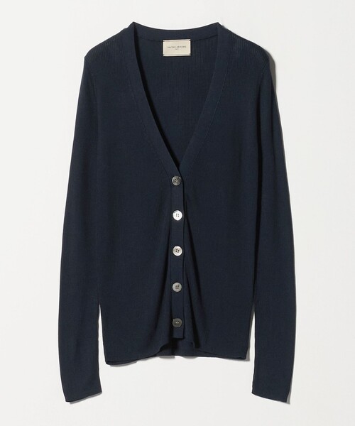 シルクリブ Vネック カーディガン（カーディガン/ボレロ）｜UNITED