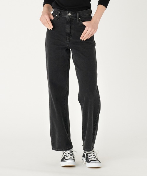 セール】Levi's/リーバイス ハイウエストストレートデニム ブラック