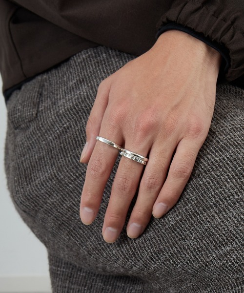 XOLO JEWELRY/ショロジュエリー] TRIPLE WITH CUSHION シルバーリング