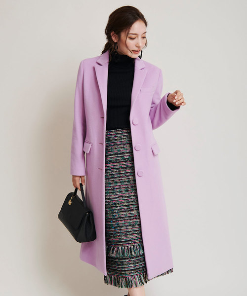 The Virgnia（ザ ヴァージニア）の「共布ベルト付きカラーチェスター