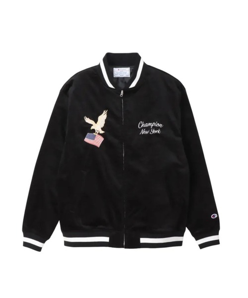 セール】Champion NEW YORK SOUVENIR JACKET（スタジャン）｜Champion