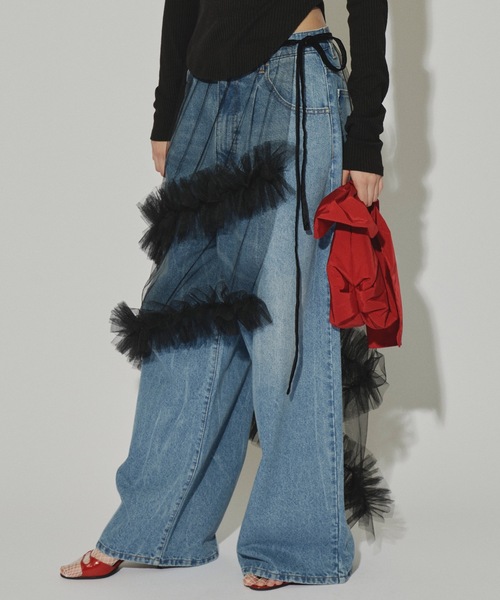 Tulle wrap skirt/チュールラップスカート（スカート）｜yae（ヤエ）の