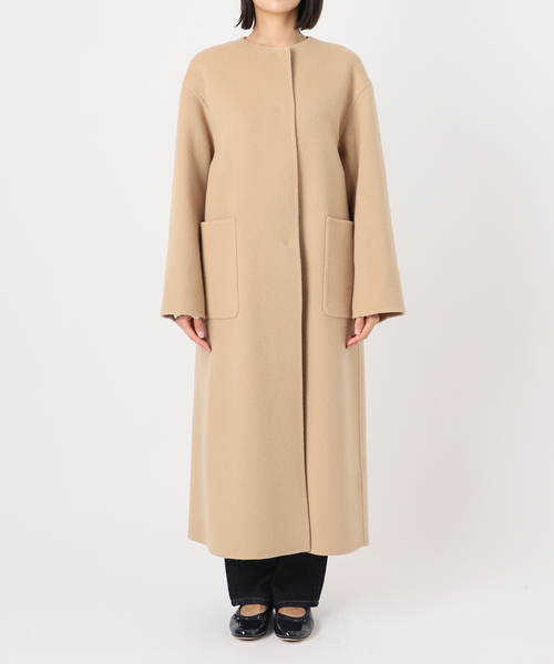 SLOBE IENA（スローブイエナ）の「habiストールノーカラーコート（ノー