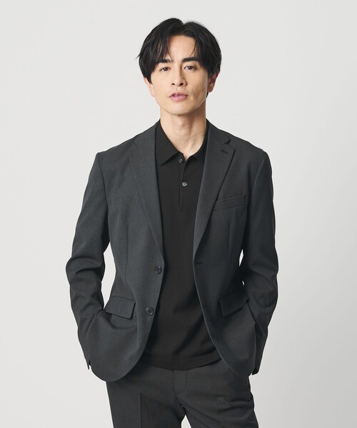 ピンヘッド ポリエステル 2B ジャケット セットアップ対応可能