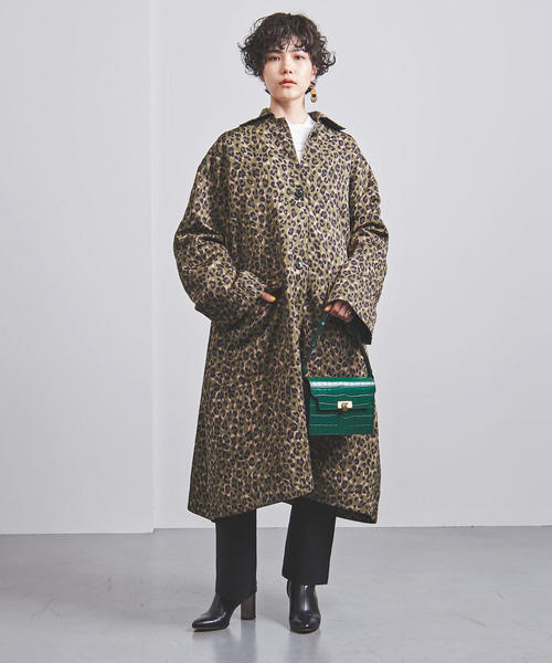 dahl'ia（ダリア）の「＜dahl'ia（ダリア）＞レオパード ビッグコート