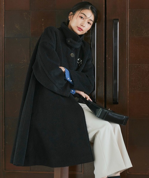 セール】ボア オーバーサイズ フレアコート ｜ ふわふわ もこもこ