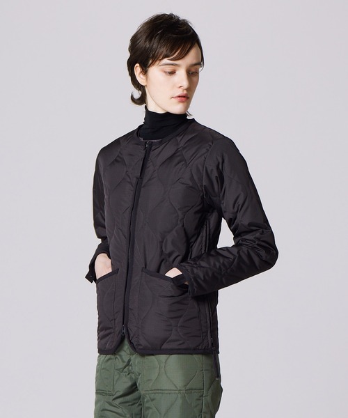 TAION(タイオン)】〈ユニセックス〉ミリタリー クルーネックWジップ