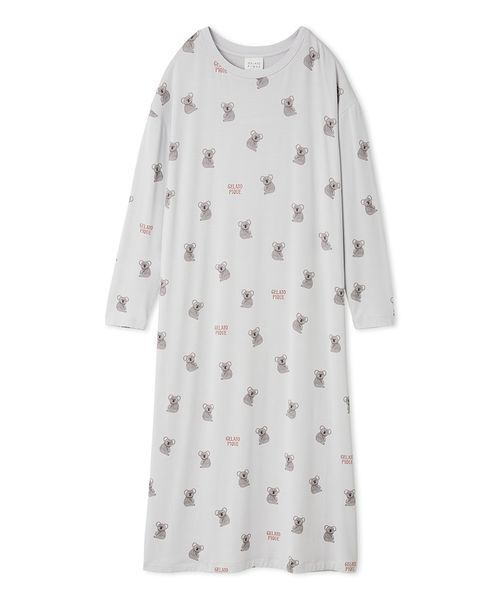 セール】【接触冷感】コアラ柄ワンピース（ルームウェア/パジャマ