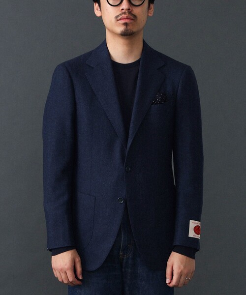 BEAMS F（ビームスエフ）の「MARLING&EVANS ウール ヘリンボーン