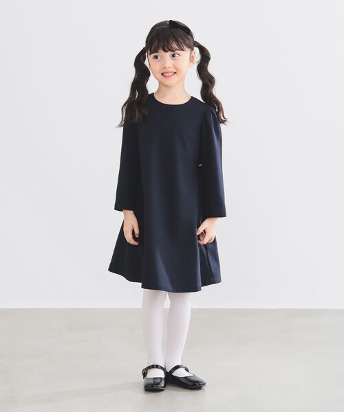 ウォルツ ビームス フォーマルワンピース ボレロ 130 水色 チェック