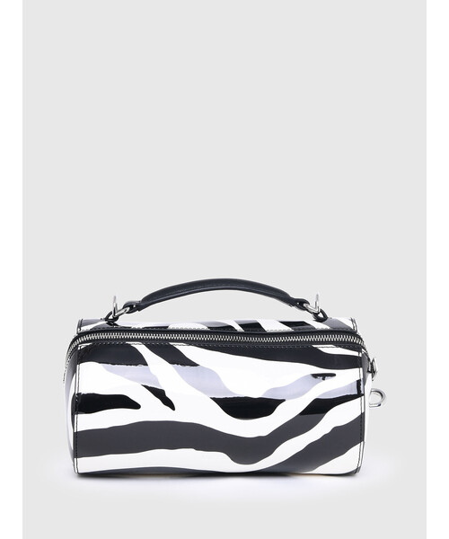 DIESEL（ディーゼル）の「レディース ゼブラ BIGロゴ ミニクロスボディ