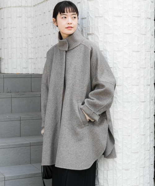かぐれ（カグレ）の「ウールワイドケープコート（その他アウター