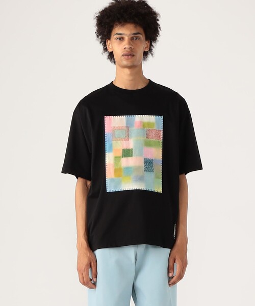 CABaN スビンコットン モザイクプリントTシャツ（Tシャツ/カットソー