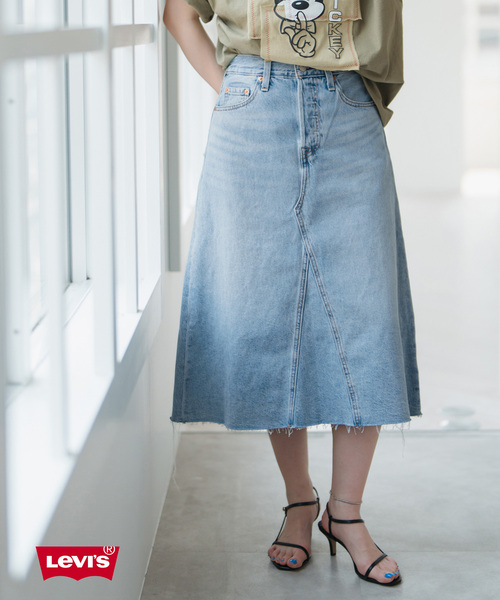 AKI スピックアンドスパン リンスデニムIラインスカート 38サイズ AKI