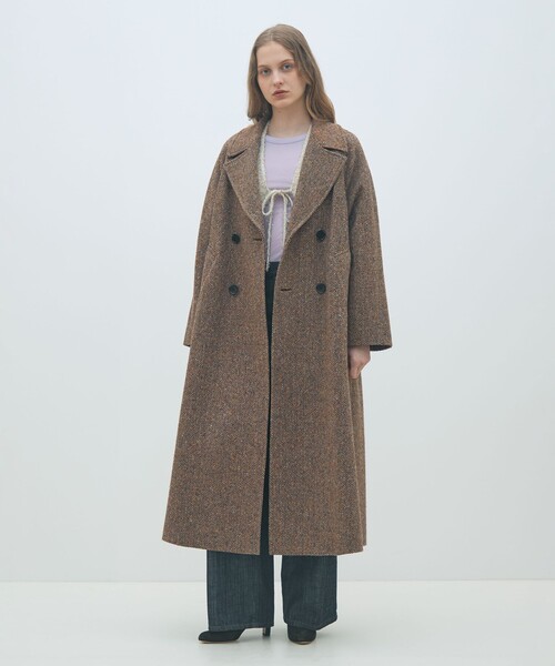 MACPHEE（マカフィー）の「カラーネップヘリンボーン ダブルブレスト