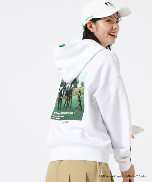 JACK BUNNY 裏起毛 白黒 ボーダー ハイネックプルオーバー 4（M） JACK