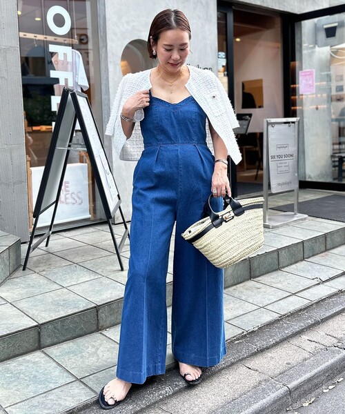 Rie Miller（リエミラー）の「【RM denim】デニムオールインワン
