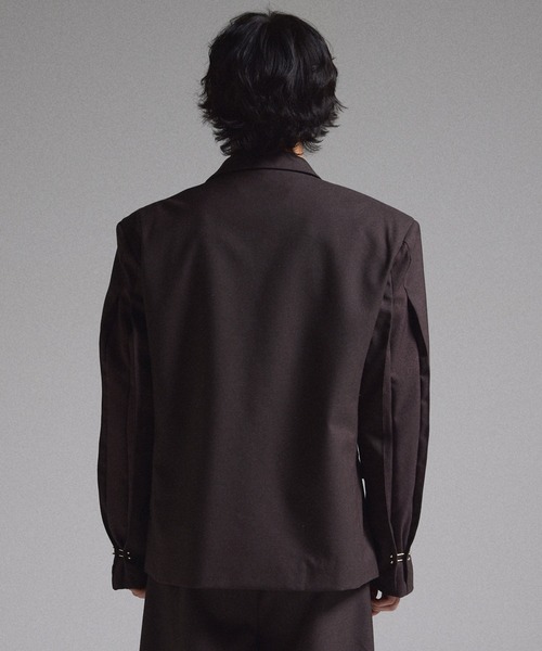 GRANCY】Pierced Tuck Tailored Jacket / ピアスデザインタック