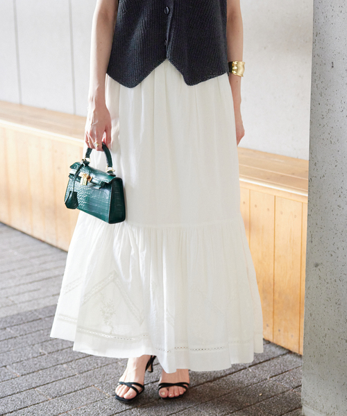 SLOBE IENA（スローブイエナ）の「《追加2》コットンレースギャザー