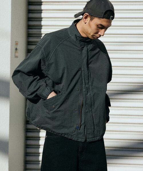 JOURNAL STANDARD 25ss ショートモッズ ガーメントダイ M黒 JOURNAL