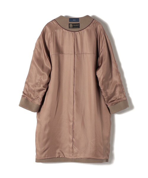 SHIPS（シップス）の「MANTECO ノーカラー ミディコート◇（ノーカラー