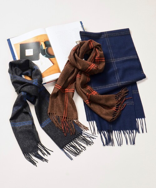 TAKEO KIKUCHI（タケオキクチ）の「◇【洗えるベビーカシミヤ】グレン