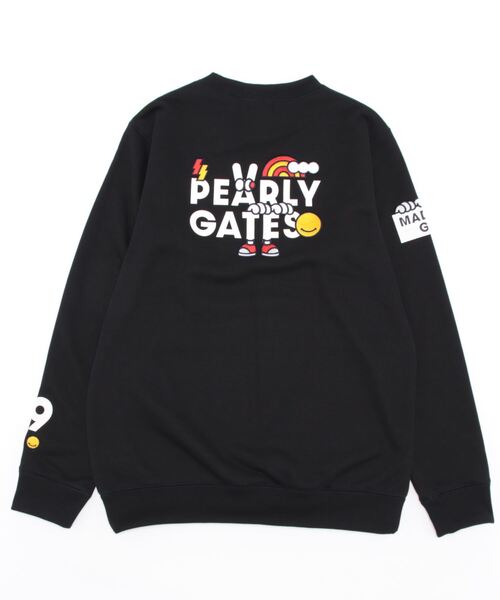 新品 正規品 パーリーゲイツ どうしちゃったPGスウェット 紺 サイズ7