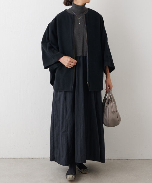 BEARDSLEY（ビアズリー）の「ウールポンチョコート（その他アウター