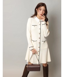 Apuweiser-riche（アプワイザーリッシェ）の「ツイードペプラムミニ