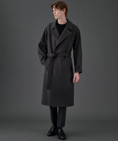 残りわずか再入荷なし！》超撥水SUPER140S 2way スタンドコート｜2WAY