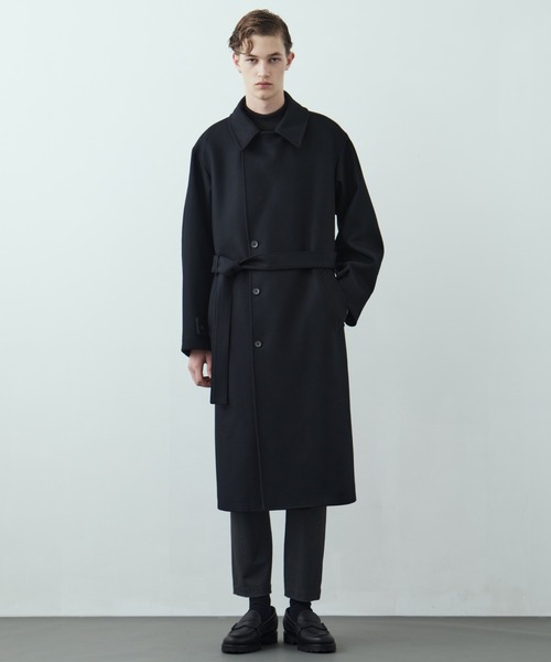 残りわずか再入荷なし！》超撥水SUPER140S 2way スタンドコート｜2WAY